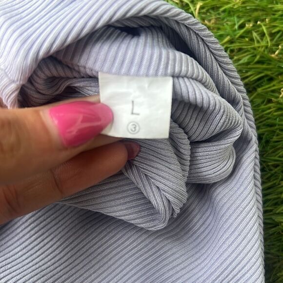 Lilac High Waist Bathing Suit Bottom - Size Large - NEW - Picture 3 of 3